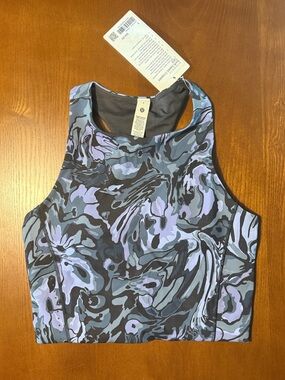 lululemon athletica swift speed cropped tank size 6